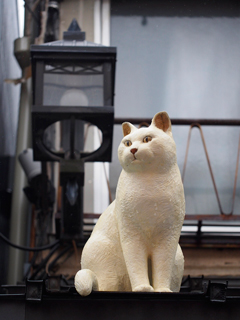 谷中の街では、東京芸術大学の学生が作ったと思われる、猫のオブジェをよく目にする