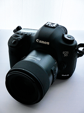 今回は Canon EOS 5D Mark III に装着