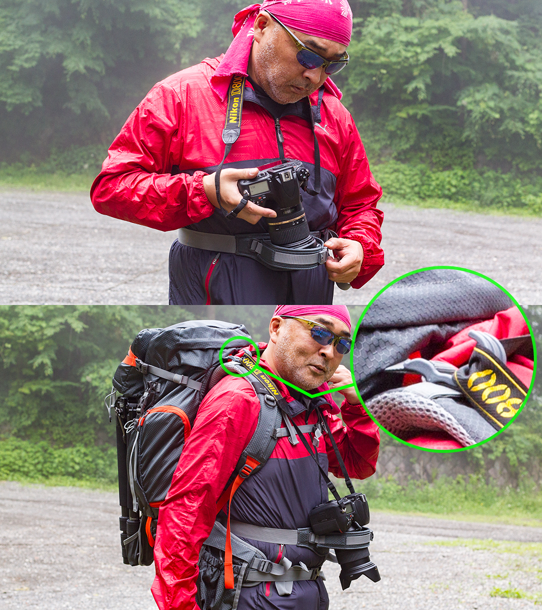 アウトドア 登山用品 薮田織也のアクセサリレビューカメラ機材も収納できる 山岳用 40L 