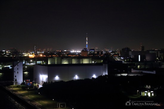 東京ゲートブリッジ歩道からの夜景