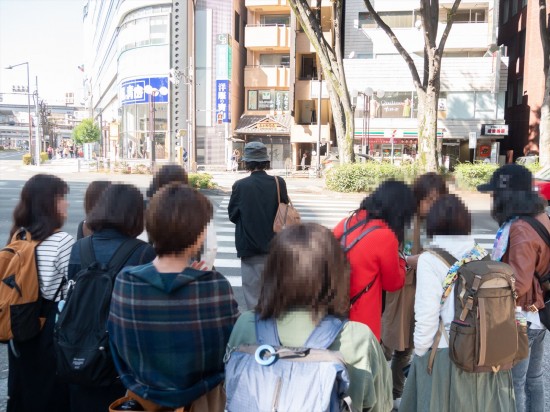 立川駅前から徒歩で昭和記念公園に移動