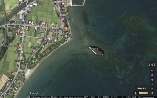 Google map の航空写真